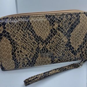 Large Jessica Simpson Snake Skin Wallet